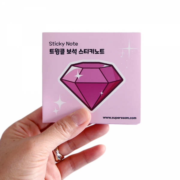 T셀파몰,[슈퍼쌤]트윙클 보석 스티키노트
