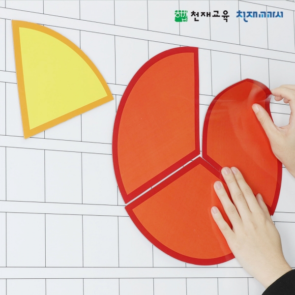 [천재Tools][3학년 공통][수학] 원형 분수 자석판(공통/교사용)