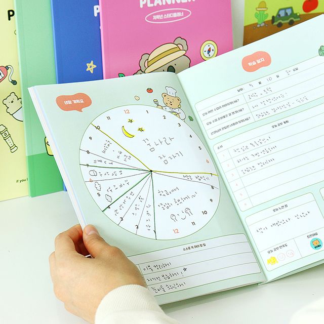 T셀파몰,[연습장][인디고어린이] 초등 나의 꿈 한 달 스터디 플래너 (저학년 칭찬스티커)