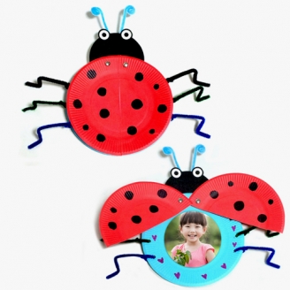 [만들기] 무당벌레 사진액자 만들기