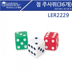 [학습교구] 러닝리소스 점 주사위36개 / LER2229