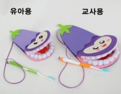 [학습교구] 치카치카 이를 닦아요 펠트 교구(유아용, 교사용)