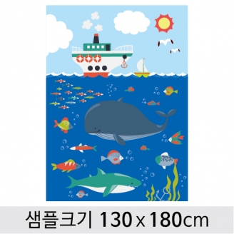 [환경미화] 여름배경 포토존 포토월 현수막-076 (옵션선택)