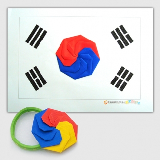 [만들기] 태극기+태극팔찌(10묶음)