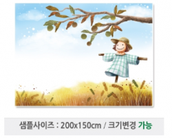 [환경미화] 가을배경(허수아비)현수막-004