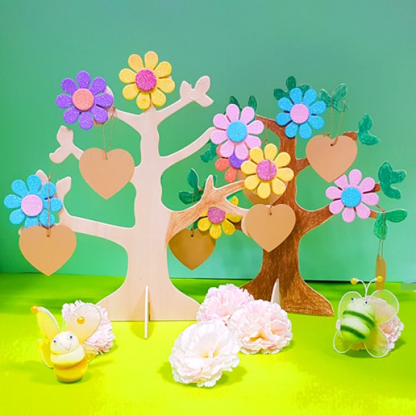 [만들기] 두두엠 가족 꽃 나무 꾸미기