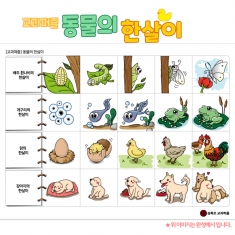 [학습교구]삼족오 교과퍼즐 동물의 한살이