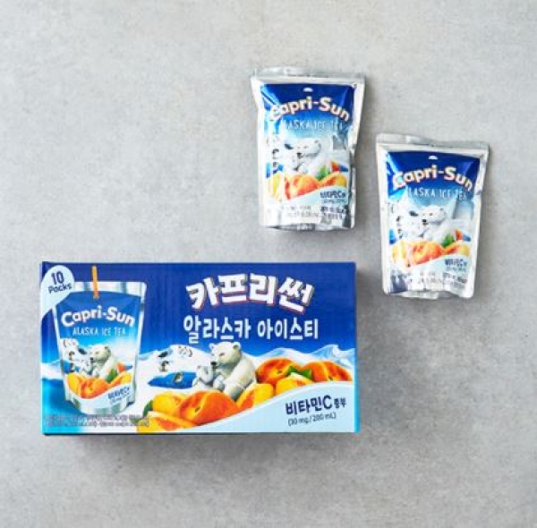 [학급간식] 농심 카프리썬 아이스티 200ML*10