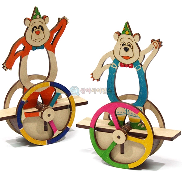 SA 무게중심 보드타는 곰돌이(1인)(KC안전확인)