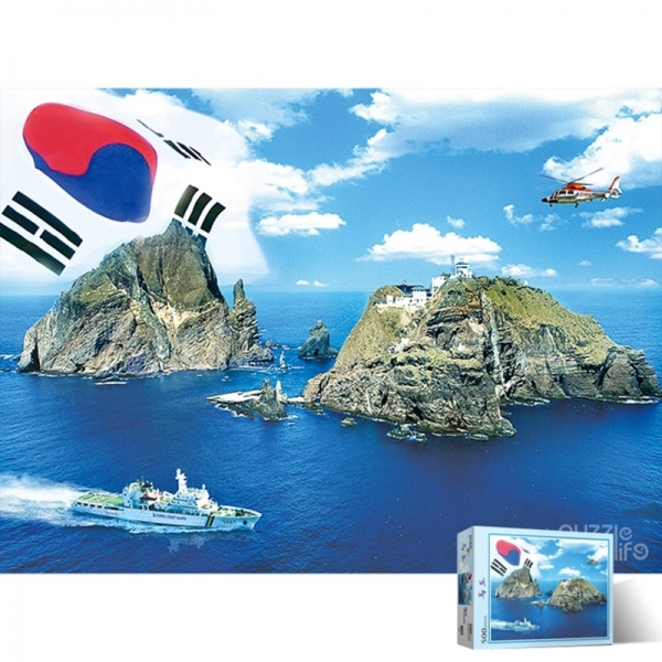 500피스 퍼즐 독도 풍경 독도 수호대 퍼즐 PL865 액자포함