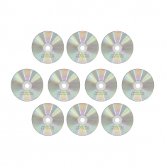공작용 CD 공시디 10개 지퍼백입