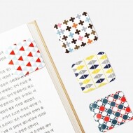 [학생선물] 스티키 마그네틱 북라인마커 Nordic pattern