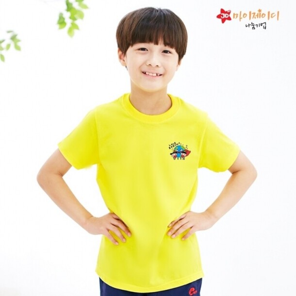 T셀파몰,국산 순면 아트 티셔츠 면티 반팔 환경유니버스 아트 디자인 모두함께 지구사랑 심플 (9색)