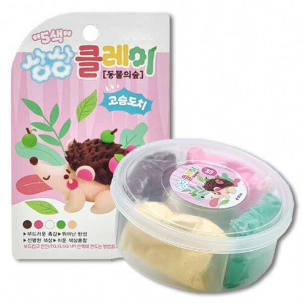 [학생선물] 2000동물의숲상상클레이(5색)