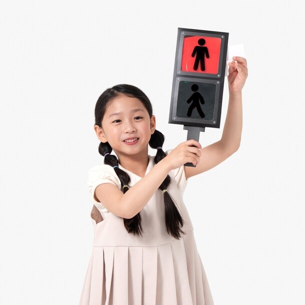 T셀파몰,[민화샵] 교통안전 신호등 표지판 만들기 세트 (통합교과 연계 / 활동지 포함)