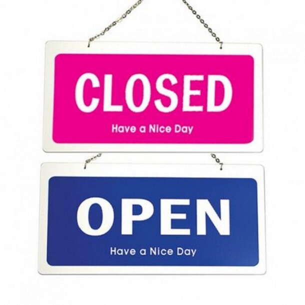 OPEN CLOSED 양면 7801 아트사인