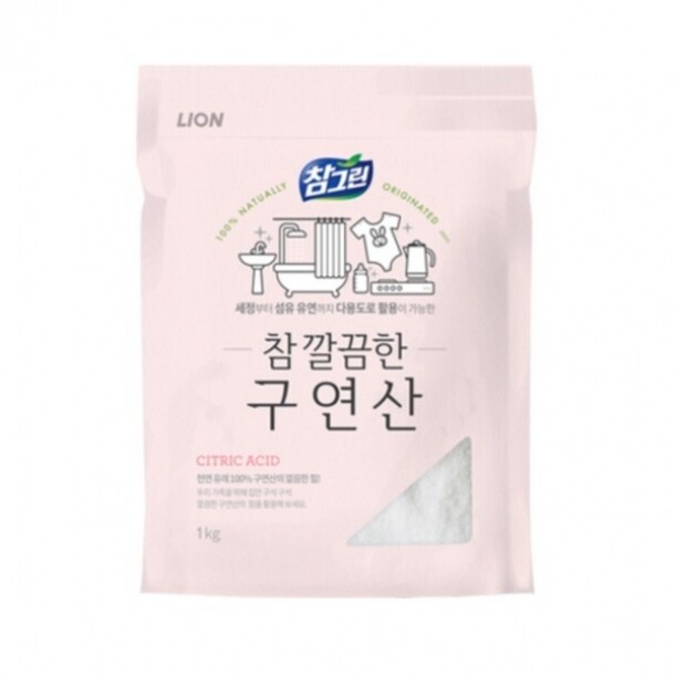 참그린 참 깔끔한 구연산 1kg 라이온코리아