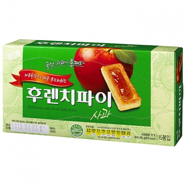 후렌치파이 사과맛 192g 해태제과