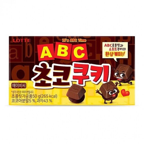 ABC초코쿠키 50g 롯데