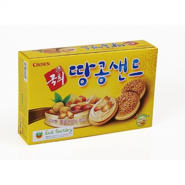 국희땅콩샌드 372g 크라운