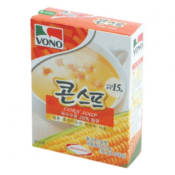 농심 VONO 콘스프 3개입