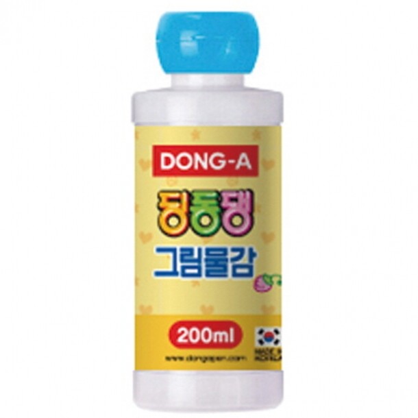 딩동댕 그림물감 200ml 하늘 동아