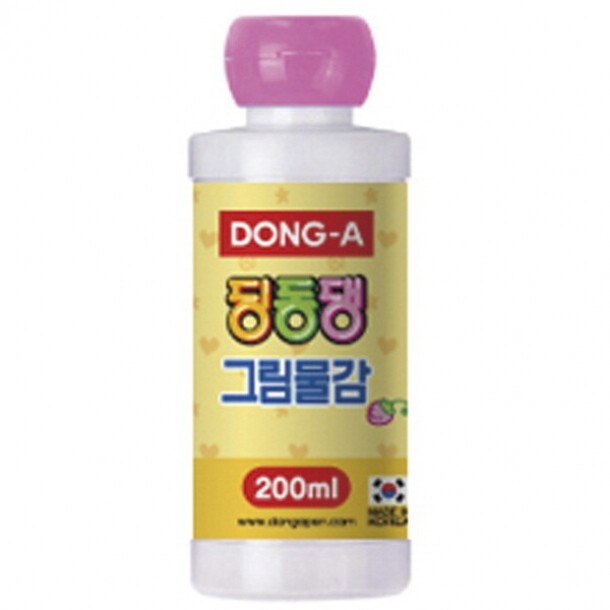 딩동댕 그림물감 200ml 분홍 동아