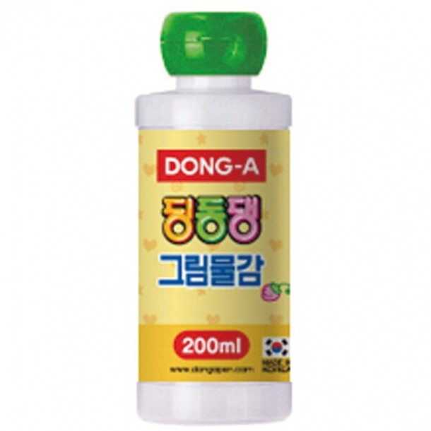 딩동댕 그림물감 200ml 연두 동아