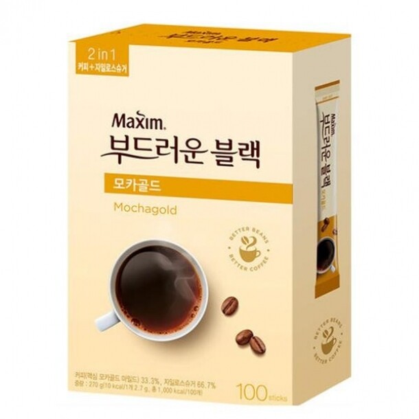 맥심 모카골드 부드러운 블랙믹스 2.7gX100T 동서식품