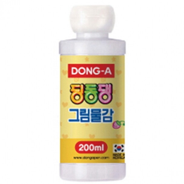 딩동댕 그림물감 200ml 흰색 동아