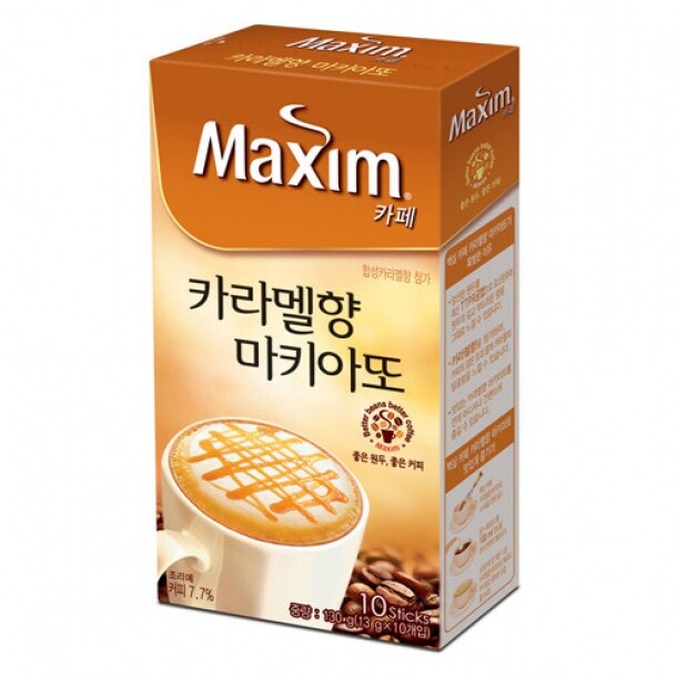 맥심카페 카라멜향 마키아또 13gx10T 동서식품