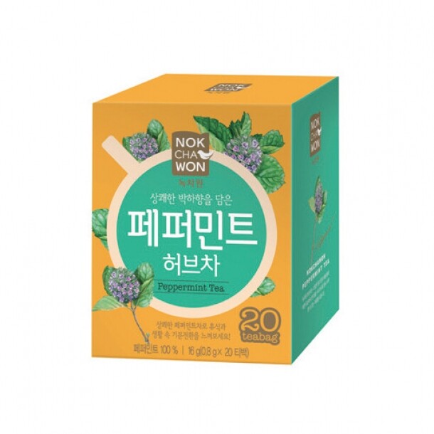 페퍼민트 허브차 0.8gx20T 녹차원