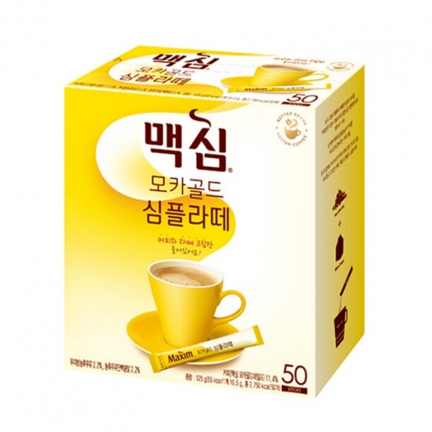 맥심 모카골드 심플라떼 10.5gx50T 동서식품