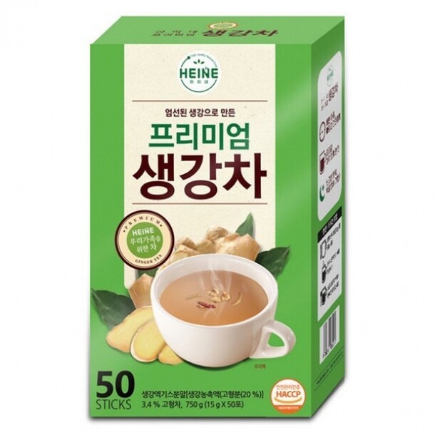 하이네 프리미엄 생강차 15gx50T 하이네