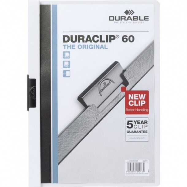 클립화일 2209 백색 60매 DURABLE