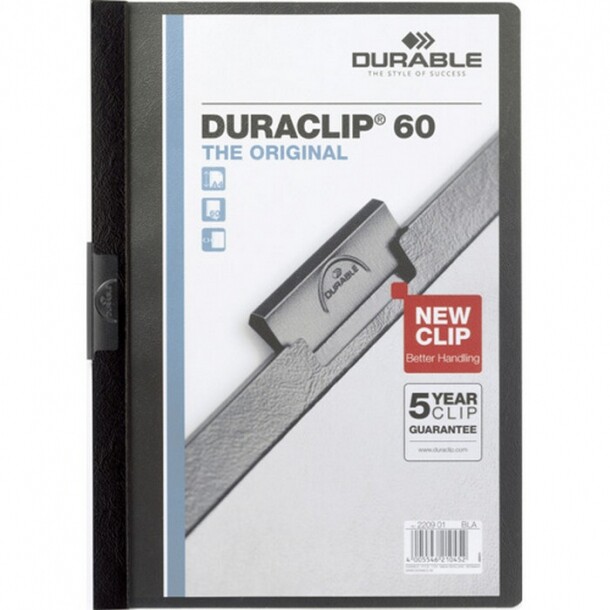 클립화일 2209 흑색 60매 DURABLE