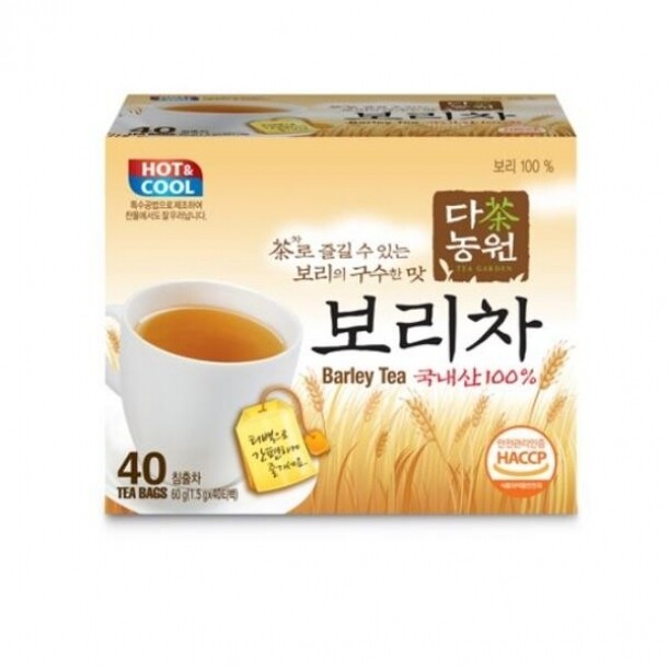 보리차 40T 1.5g 티백 침출차 다농원 1팩