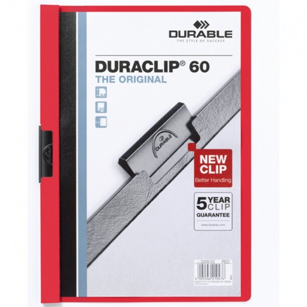 클립화일 2209 적색 60매 DURABLE