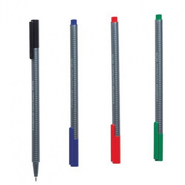 삼각 화인라이너펜 청 0.3 334-3 1자루 STAEDTLER