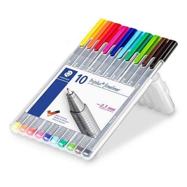 화인라이너 10색세트 334SB10 스테들러 STAEDTLER