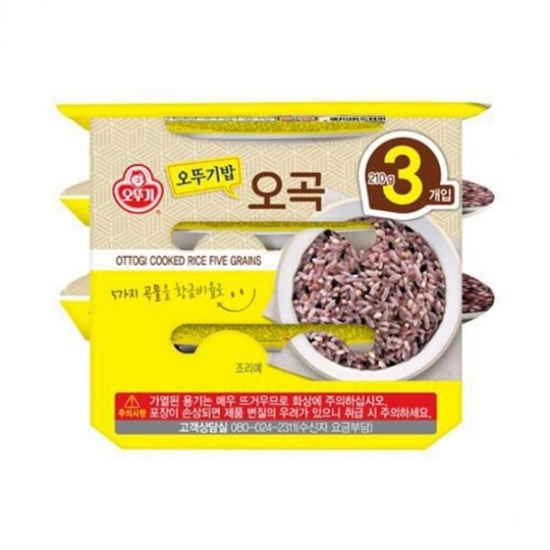 맛있는 오뚜기밥 오곡밥 210g 3EA 오뚜기