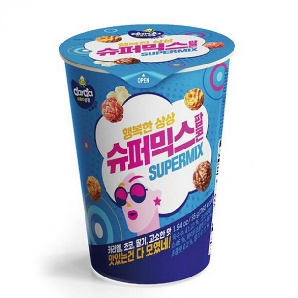 다르다 슈퍼믹스 팝콘 55g M컵 제이앤이