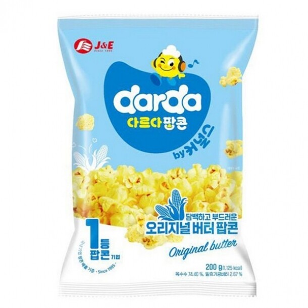 다르다 오리지널버터 팝콘 200g 제이앤이