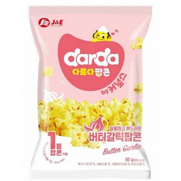 다르다 갈릭버터 팝콘 80g 중 제이앤이