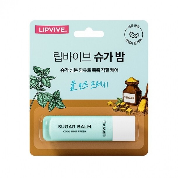 T셀파몰,애경 립바이브 슈가밤 쿨민트 프레시 4.8g