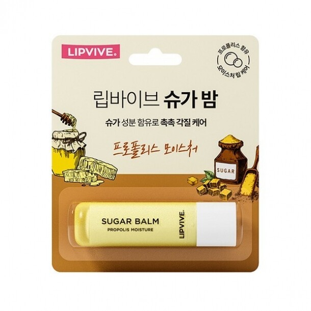 애경 립바이브 슈가밤 프로폴리스 모이스처 4.8g